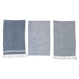 Blue Cotton Tea Towel