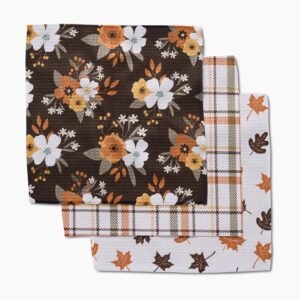 Autumnal Serenade Dishcloth Set