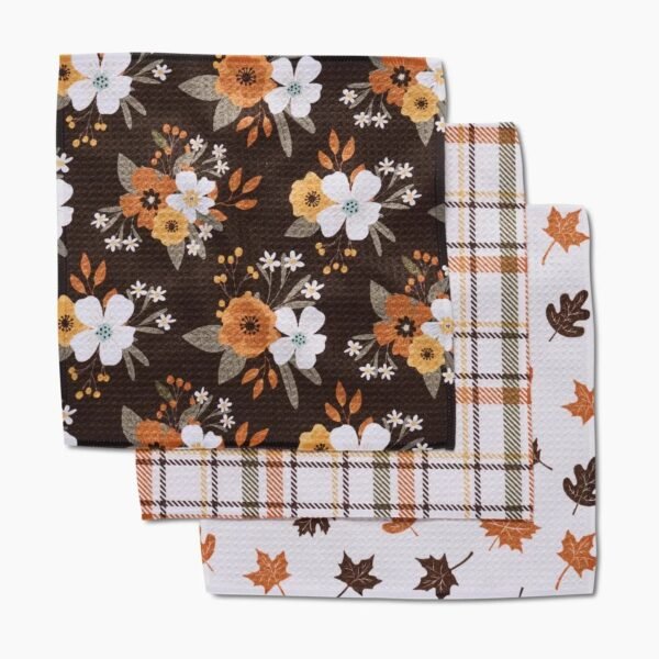 Autumnal Serenade Dishcloth Set